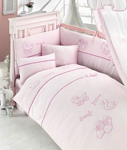 Комплект постельного белья из 3 предметов серия My Kitty (Bebe Luvicci, 00-0014152)